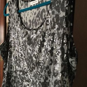 By Joan Rivers a very cute sequined top size XL